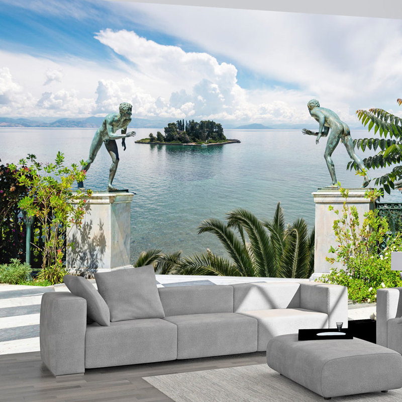 Murale Aurigae aux portes du paradis, 13' L x 110" W