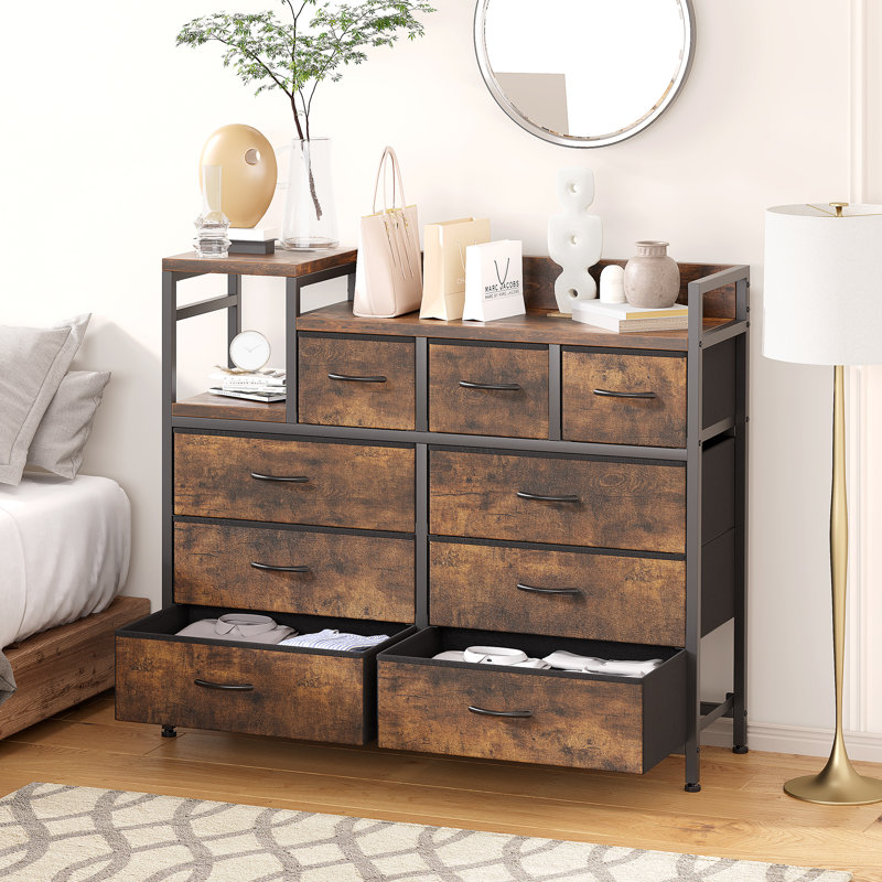 Suniga TV Stand for TVs up to 55", Brown