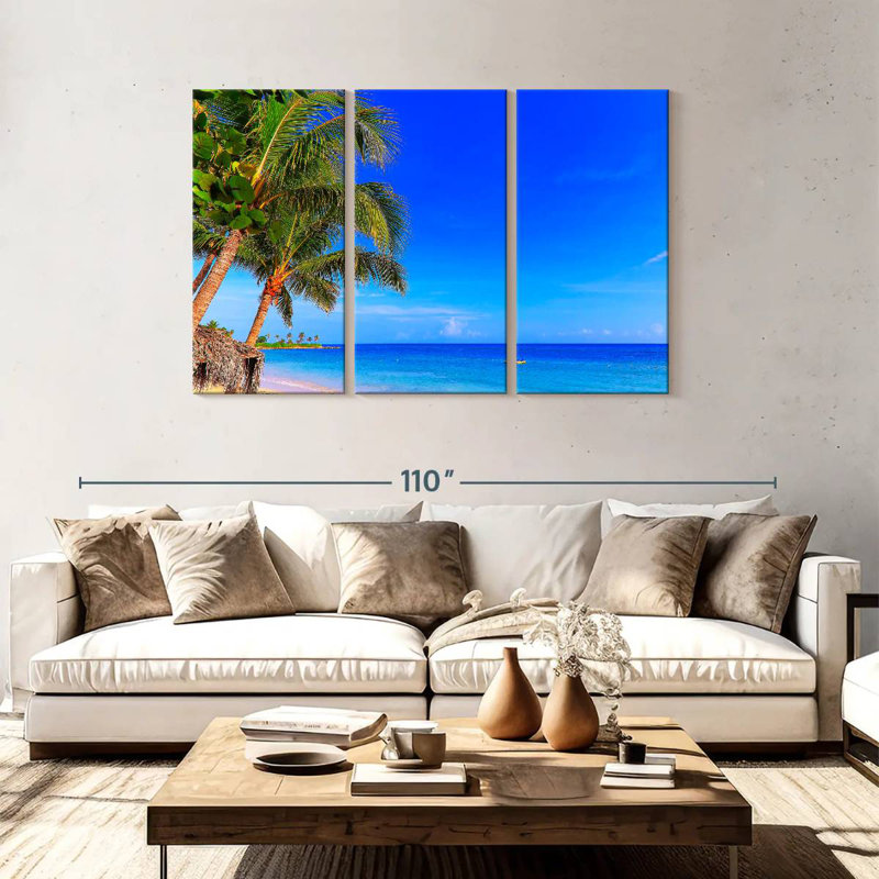 Gillard Montego Beach Scenery, 48" H x 74" W