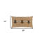 Housse de coussin rectangulaire en coton recyclé