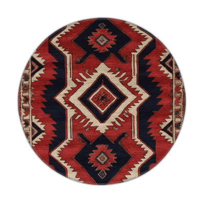Persian Brown Indoor and Outdoor Area Rug