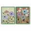 Woodblock Floral III - reproduction encadrée de qualité supérieure - prête à être accrochée - aucun clou requis - aucun clou requis-1936312644-1936312641
