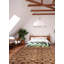 Tapis unique en laine noué à la main brun clair / brun clair 8 pi 1 po x 10 pi nouvel âge 18/20