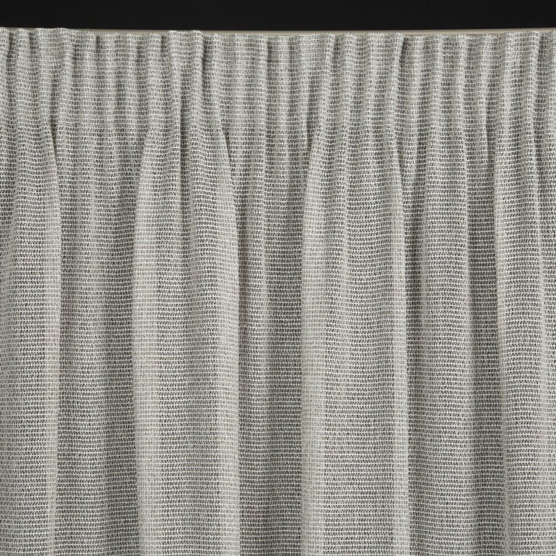 Lowndes Semi Sheer Curtain, Grey/Brown/Blue