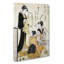 The Willow Shell by Chobunsai Eishi - Wrapped Canvas-55358467