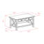 Aiyana 2-Drawer Coffee Table With Shelf in Cappuccino Finish, 17.87'' H X 36.78'' W X 20.87'' D