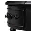 Console 52 po courbée en noir, 4 tiroirs et 1 tablette, pour le couloir, table de rangement spacieuse, courbée, bureau de rangement, style rétro