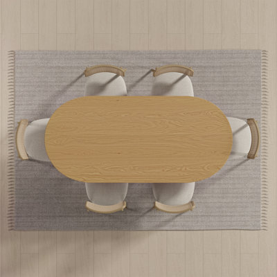 Avalyne Oval  Dining Table For Kitchen & Dining Room Table  4-6 Seats