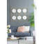 Miroir mural 3 pièces dans un cadre rectangulaire, décoration murale pour le salon de la chambre à coucher, 43 po x 16 po-1820200911
