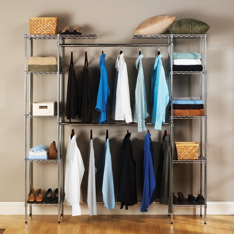 57.9'' Metal Clothing Rack