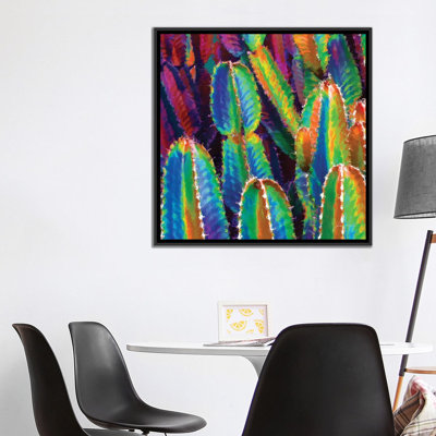 «Neon Desert I», reproduction d'impression sur toile tendue