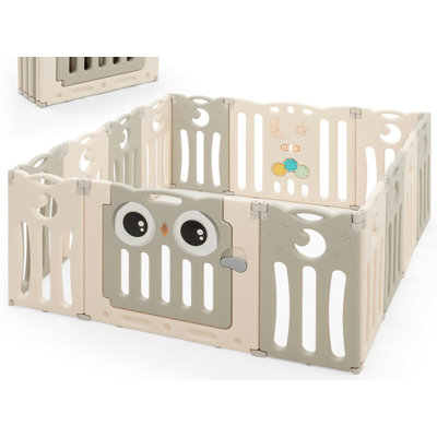 Barrière de sécurité pliable pour 14 enfants