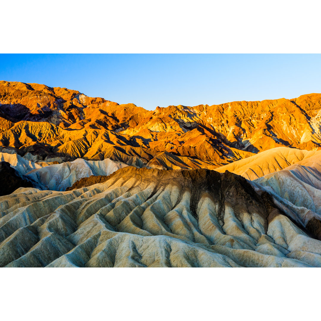 Sunrise At Zabriskie Point, Death Valley National Park, USA