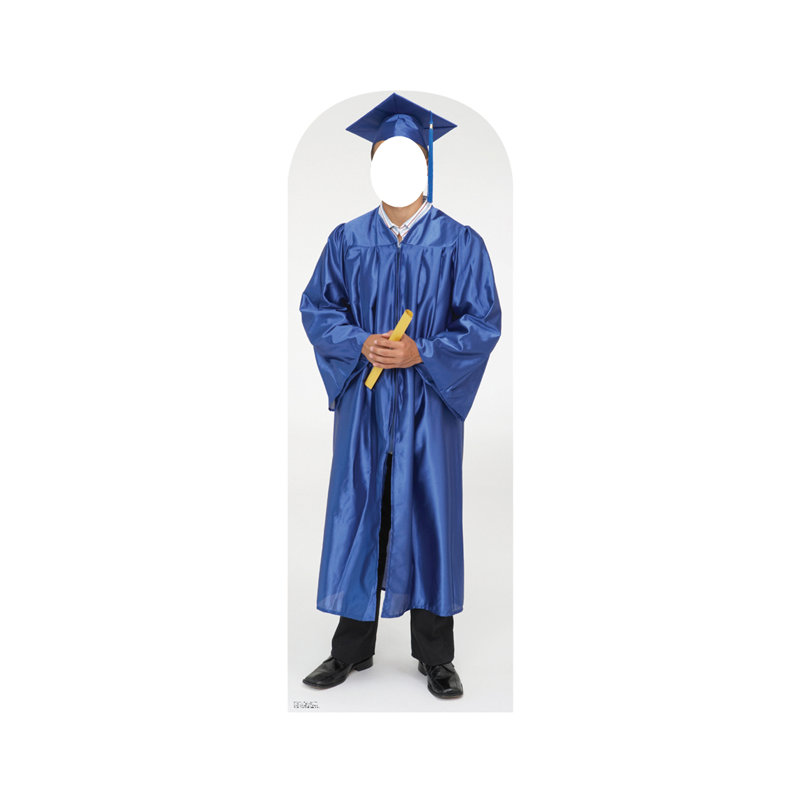Life-Size Stand-Ins 72'' Cardboard Standup, Blue