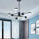 10 - Light LED Sputnik Modern Linear Chandelier
