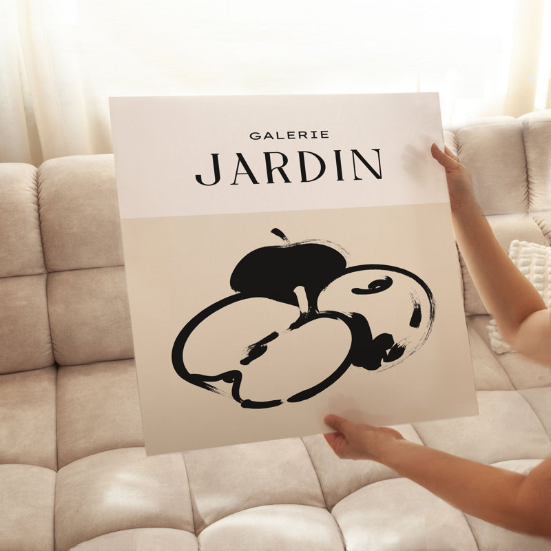 Nourriture et cuisine, Le Jardin, impression d'art moderne sans cadre, H 10 po x l 10 po