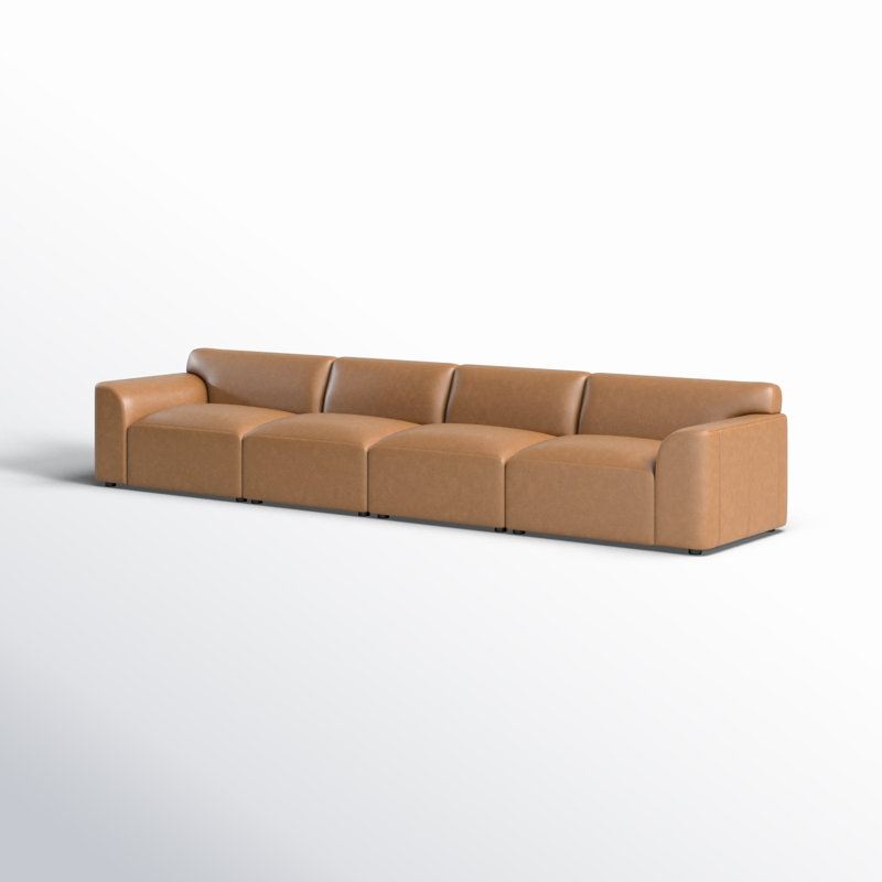 Morell Merseles 4 - Piece Genuine Leather Sofa