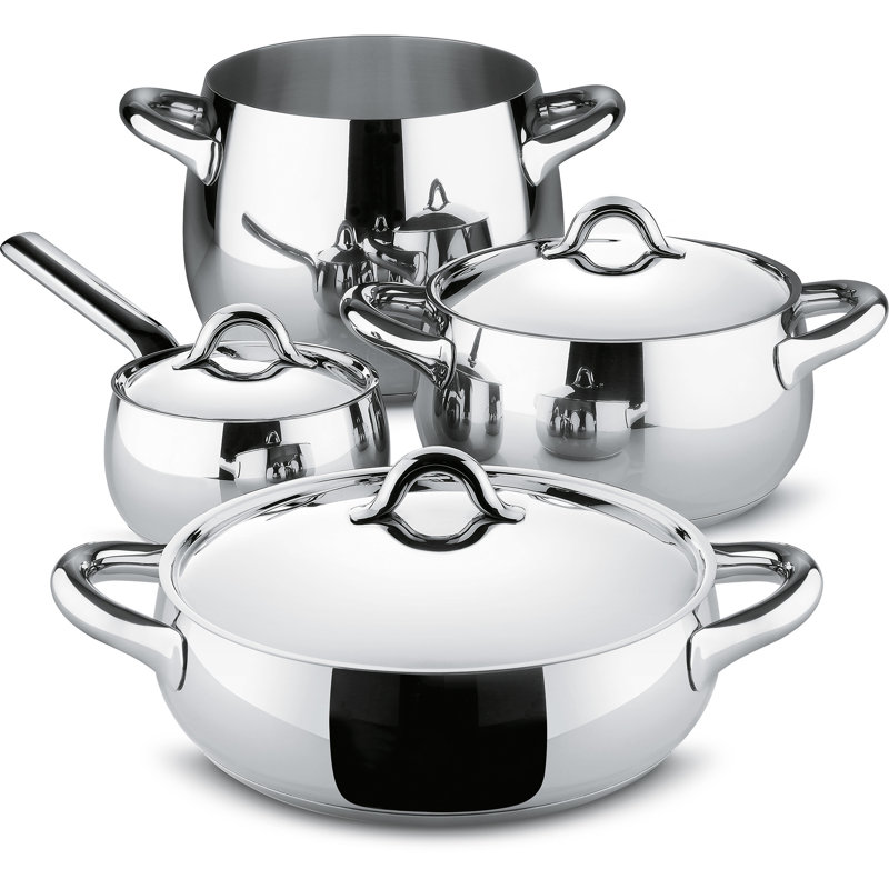 Mami 7 - Piece Stainless Steel (18/10) Cookware Set