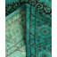 Overdyed Hand-Knotted Wool Modern-Contemporary Green Area Rug 2' 8" x 4' 2"
