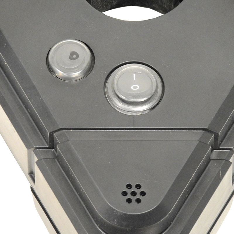 Black Electric Infrared Parasol Heater with Remote Control