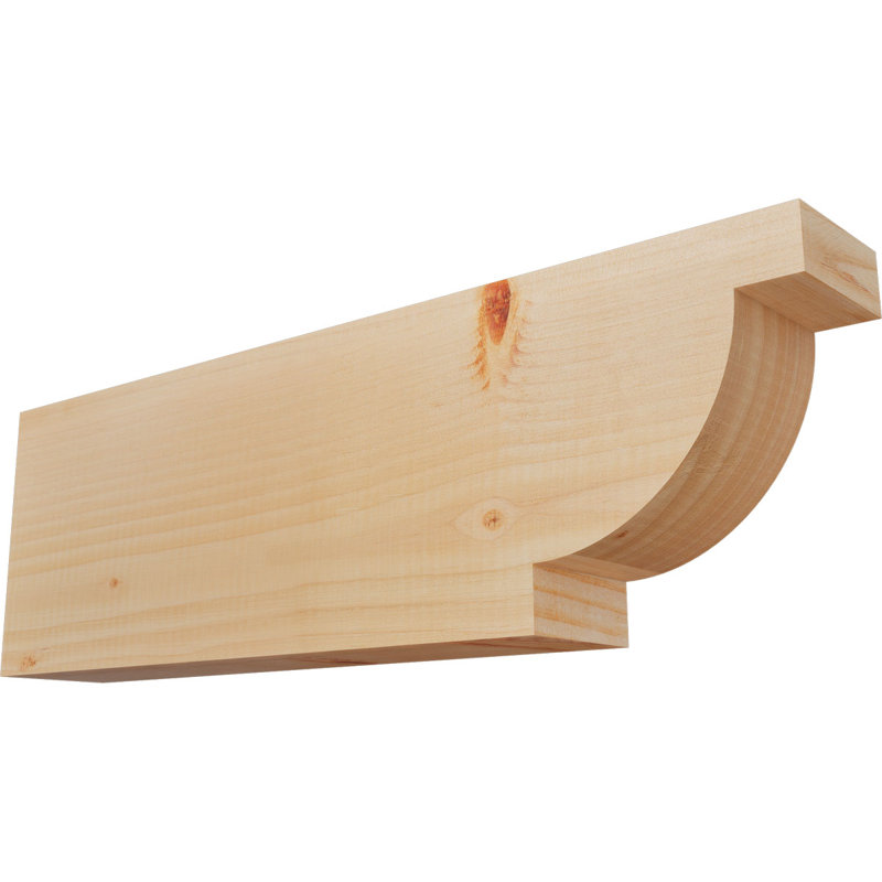 Queue Alpine, Sapin de Douglas, H 8 po x l 24 po x P 3,5 po