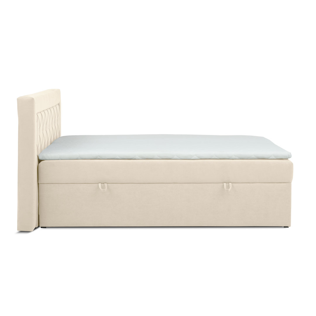 Boxspringbett Lunceford mit Topper und Bettkasten