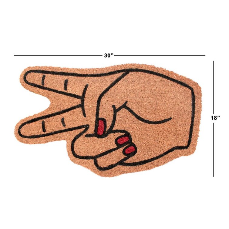 Sign Language Doormat, I Love You