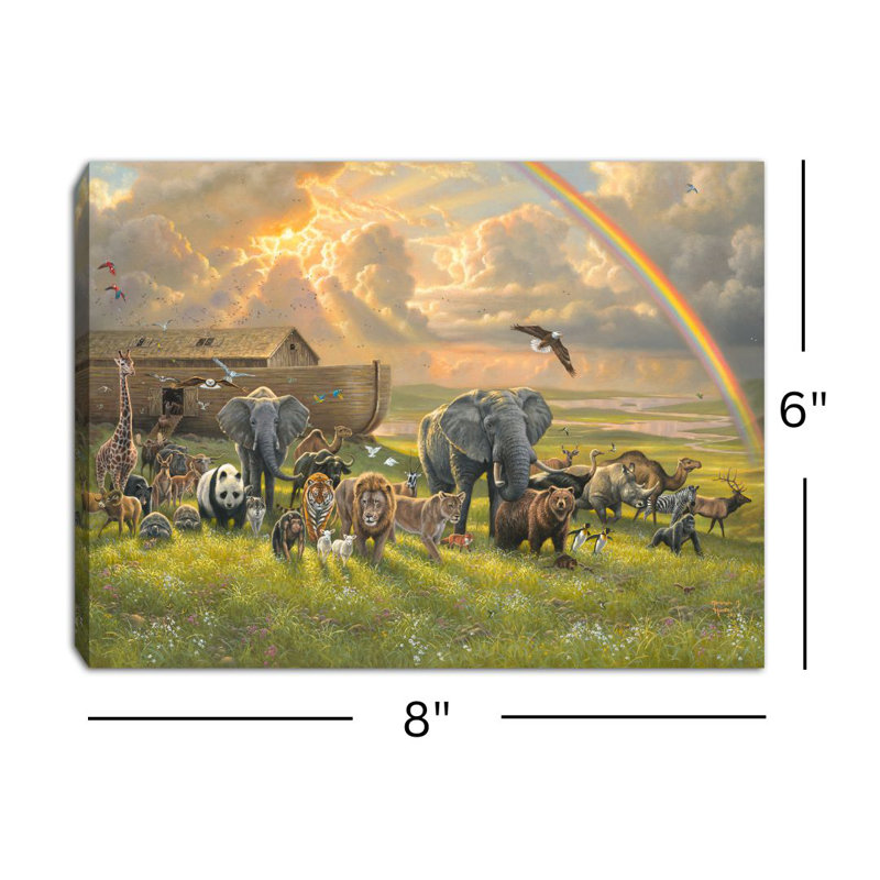 A New Beginning 8x6 Mini Lighted Easel Back Canvas