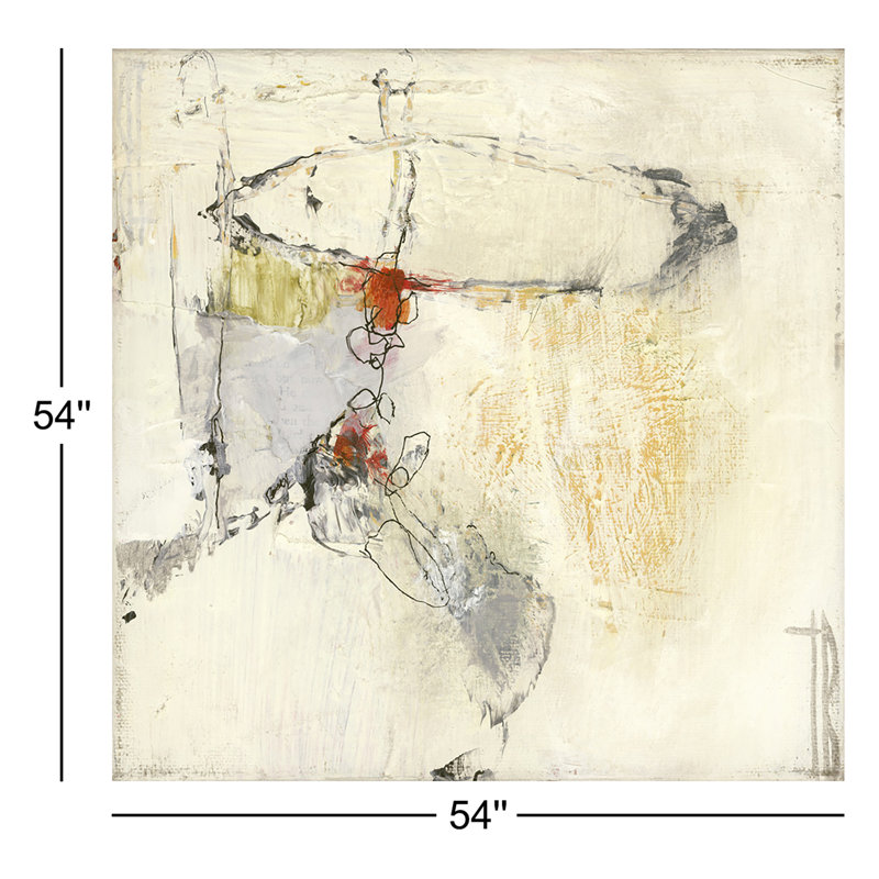 «Short Stories II» par Terri Burris, reproduction d'art sur toile tendue, H 54 po x l 54 po x P 1,5 po