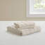 Ensemble de literie pour grand lit 3 pièces durable, tissu en polyester, conception neutre moderne
