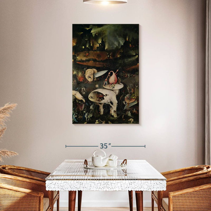Kelan, le jardin des délices terrestres VII, H 45 po x l 30 po