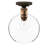 Nadya Glass Semi Flush Mount-214267642
