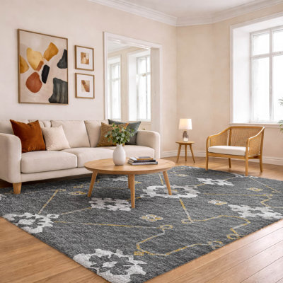 Premium Machine Washable Dream Shag ADS122 Ornate Rug