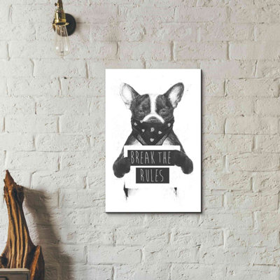 «Rebel Dog» par Balazs Solti, art mural sur toile