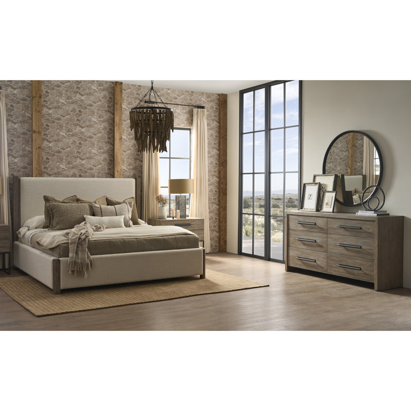 Dwell Upholstered King Bed, Queen