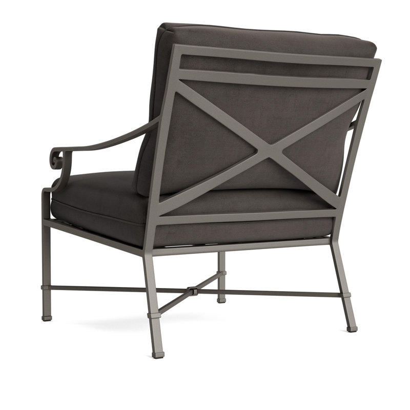 Venetian Outdoor Lounge Chair, Mica, Fusion Charcoal