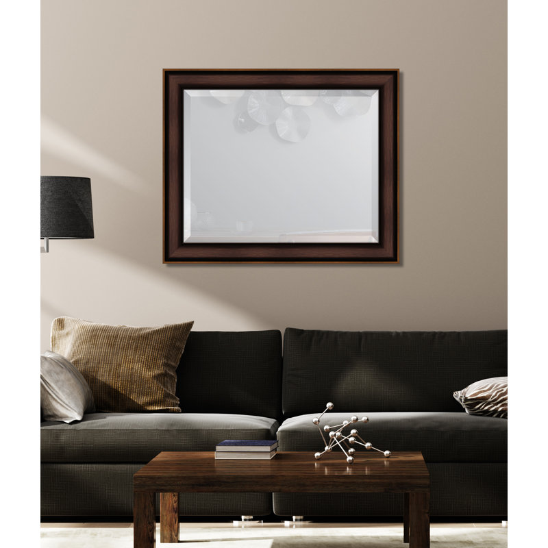 Miroir d'appoint Brizio, 28 po x 34 po, Bronze