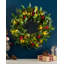 Faux Lighted Berry 61cm Wreath