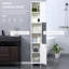 Armoire de rangement haute avec miroir