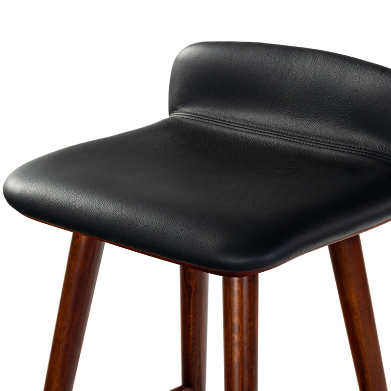 Vanya Barstool, Black, Bar Stool - 31.1"