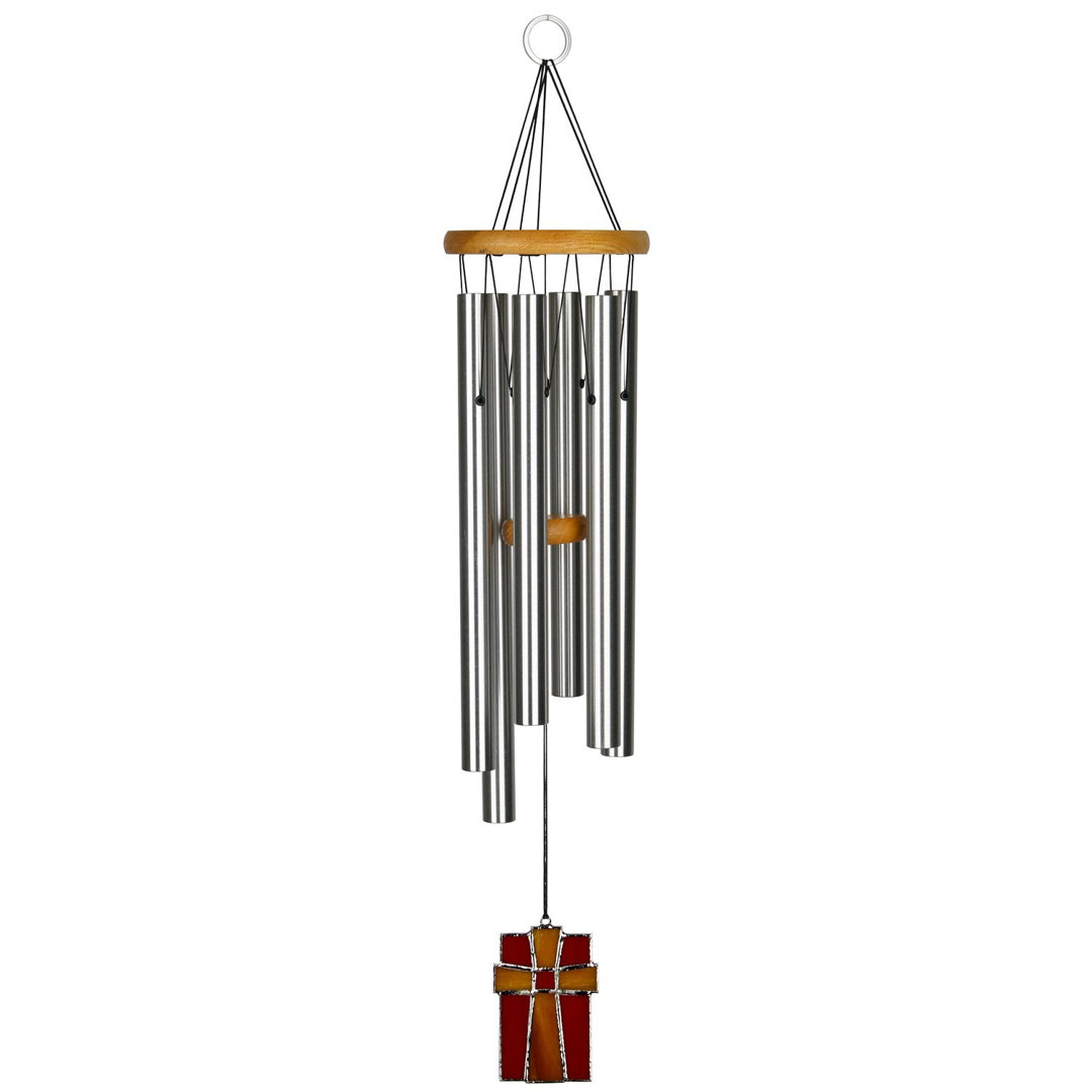 Weather Resistant Metal Religious & Spiritual Wind Chime Arlmont & Co.