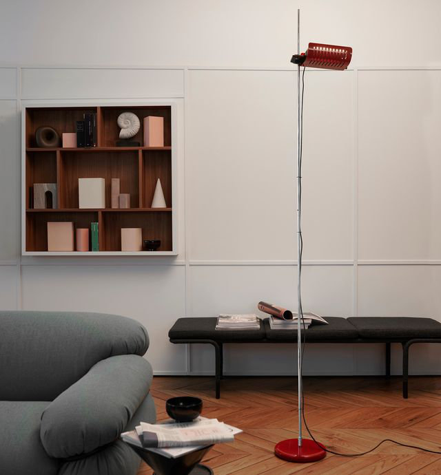 Colombo Floor Lamp, Red