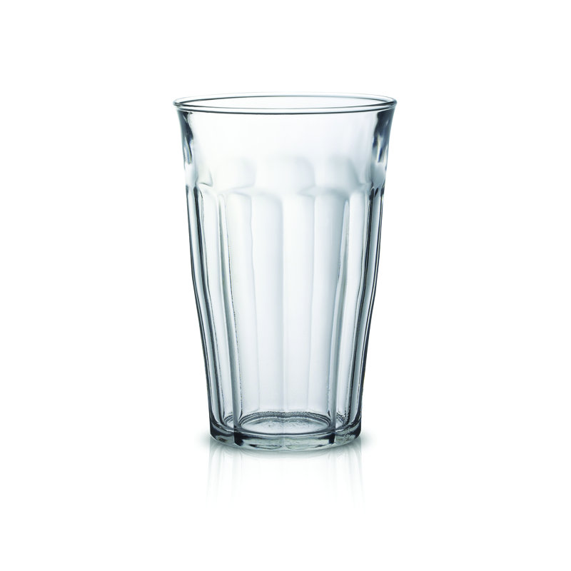 Clear Tempered Glass 16 oz French Tumbler Set