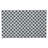 Checkered Absorbent Non-Skid Rectangular Toilet Mat