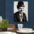 Charlie Chaplin Wrapped Canvas Print-19095162