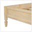 Structure de lit plateforme grand lit en bois avec tête de lit à panneau classique, support de lattes en bois, aucun sommier requis, assemblage facile, naturel-780349280