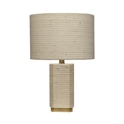 Haisley Raffia Table Lamp with Raffia Shade
