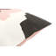 Housse et coussin de coussin lombaire à motif de fleurs 3D 3D rose 19,7 po x 11,8 po