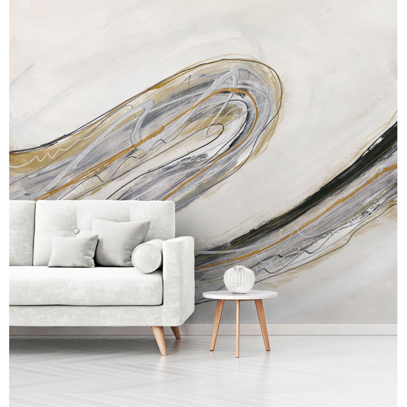 Adhésif mural majestueux tourbillon majestueux,  L 120 po x L 144 po 