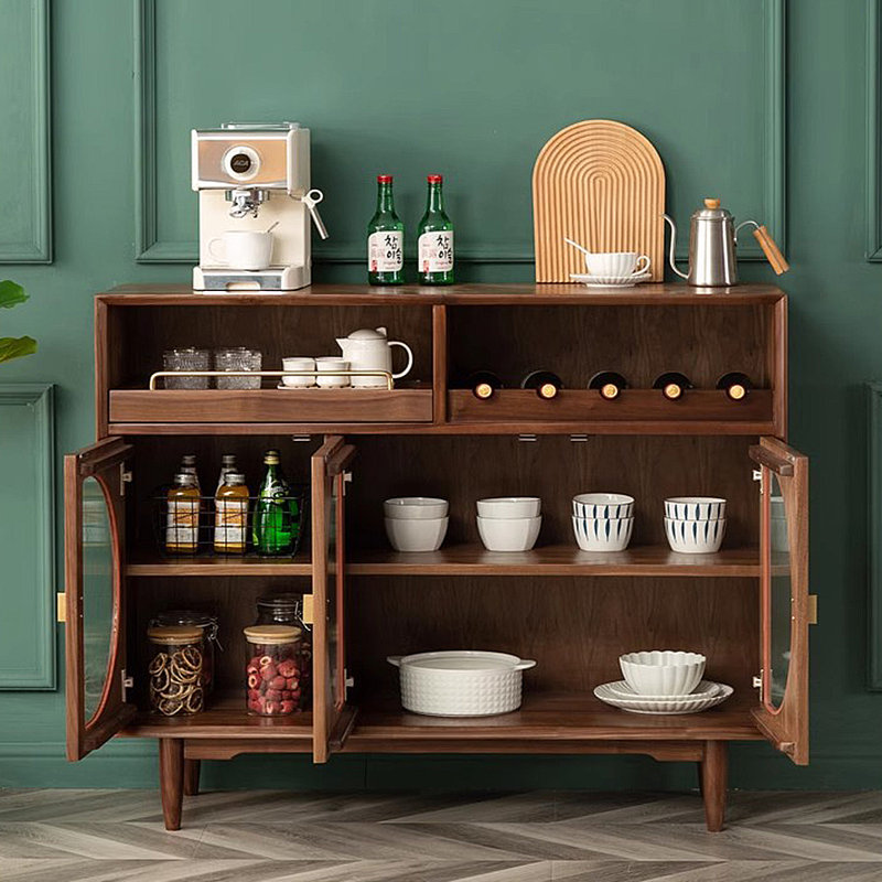 Retro Multi-functional Storage Side Cabinet